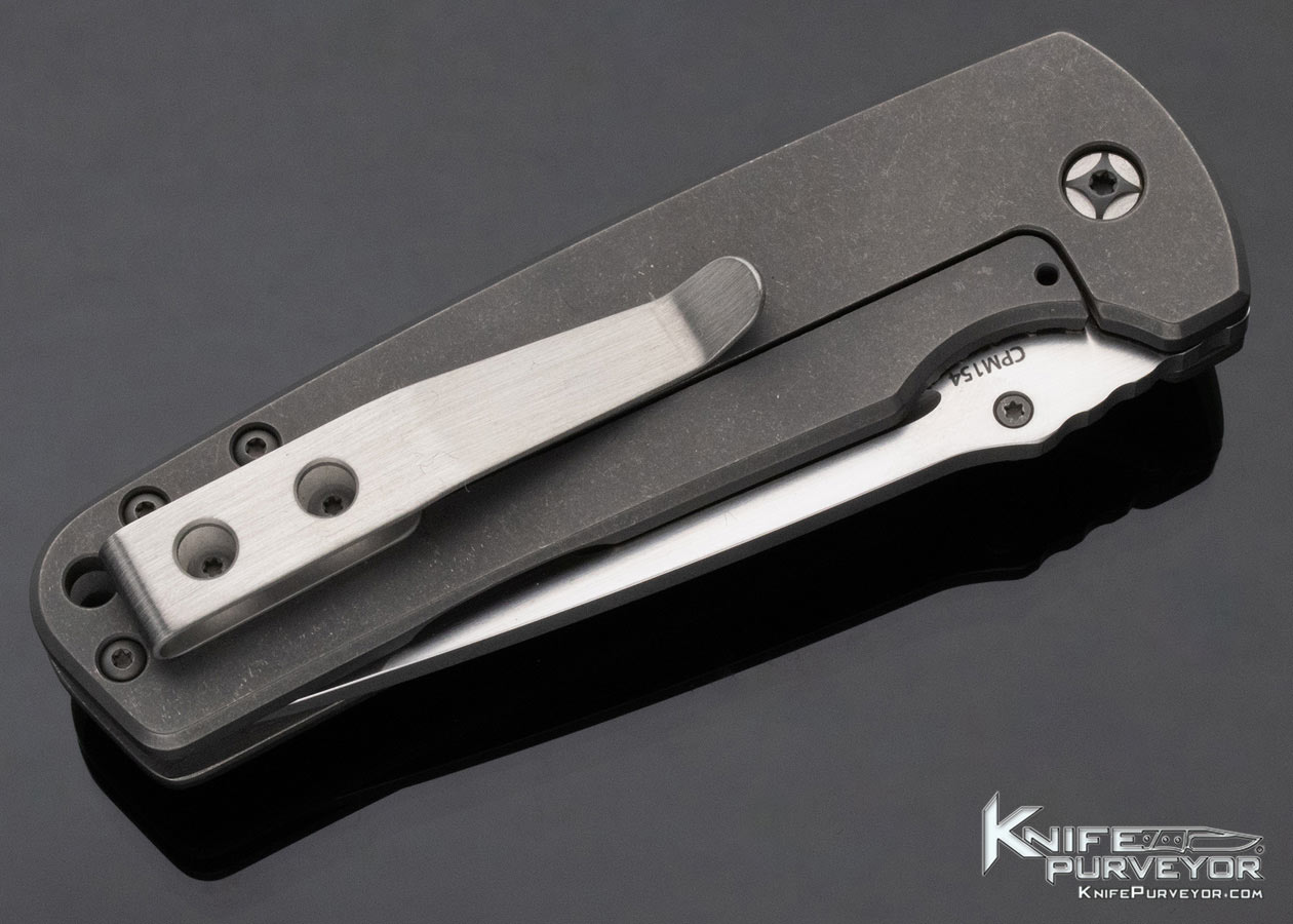 Brian Fellhoelter Custom Knife Machined Lightning Strike Carbon Fiber FLG Frame Lock - Image 5