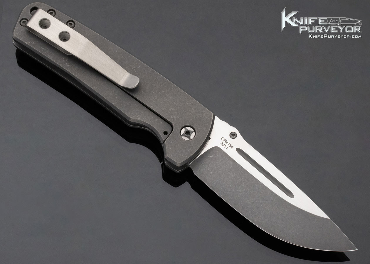 Brian Fellhoelter Custom Knife Machined Lightning Strike Carbon Fiber FLG Frame Lock - Image 3