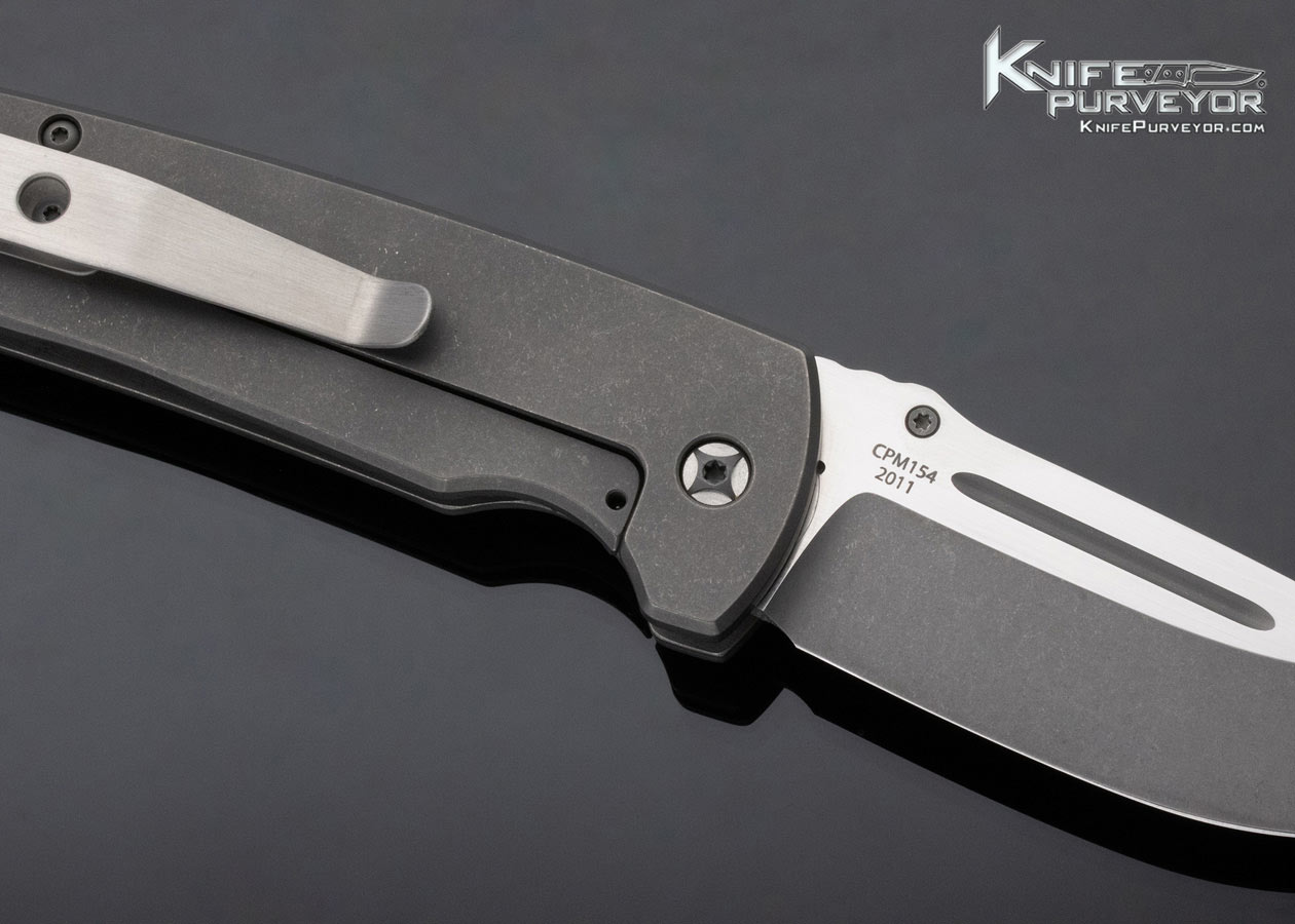 Brian Fellhoelter Custom Knife Machined Lightning Strike Carbon Fiber FLG Frame Lock - Image 4