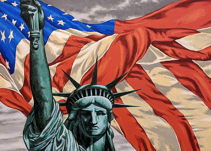 scott-lobaido-statue-of-liberty-old-glory-painting