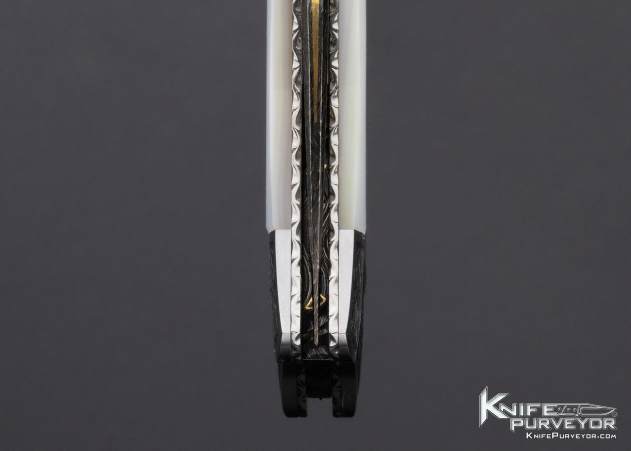 John-W-Smith-Custom-Knife-Sole-Authorship-Color-Engraved-Alphonse-Mucha-4-Seasons-Automatic-Linerlock-11381