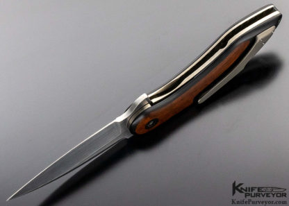 Todd Begg Custom Knife Glimpse 2 Cocobolo with Micarta Inlays - Image 3