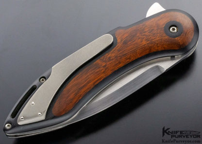 Todd Begg Custom Knife Glimpse 2 Cocobolo with Micarta Inlays - Image 2