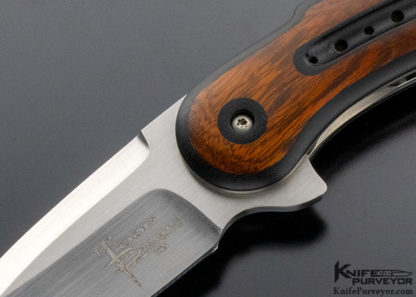 Todd Begg Custom Knife Glimpse 2 Cocobolo with Micarta Inlays