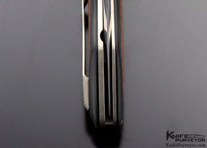 Todd Begg Custom Knife Glimpse 2 Cocobolo with Micarta Inlays - Image 4