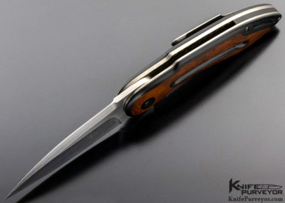 Todd Begg Custom Knife Glimpse 2 Cocobolo with Micarta Inlays - Image 5