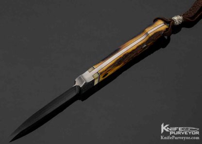 Bill WD Pease Custom Knife Utility Stag - Image 4