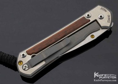 Chris Reeve Custom Knife Large Sebenza 21 with Snakewood Inlay - Image 2