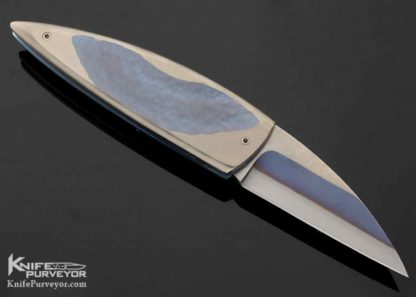Christian Wimpff Custom Knife Fused Stainless Steel and Titanium Linerlock - Image 5