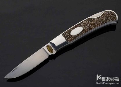 Dick Hodgson Custom Knife Sting Ray Interframe Lockback 10894