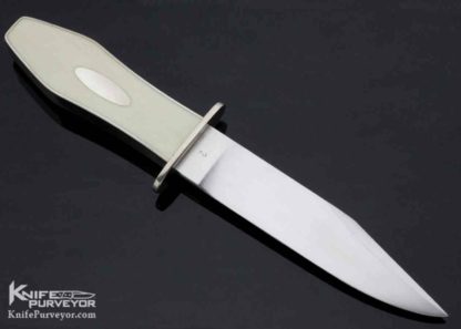 D.E. Henry Custom Knife Mammoth Interframe Bowie with Metal Scabbard #2 - Image 3