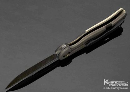 David Mosier Custom Knife Small Kreios Frame Lock Flipper - Image 4