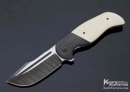 David Mosier Custom Knife Small Kreios Frame Lock Flipper