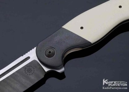 David Mosier Custom Knife Small Kreios Frame Lock Flipper - Image 7