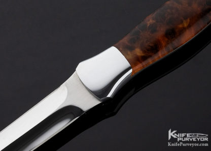 Don Lozier Custom Knife Burlwood Boot Dagger - Image 2