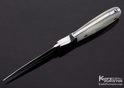 Don Lozier Custom Knife Mother of Pearl Boot Dagger - Image 3