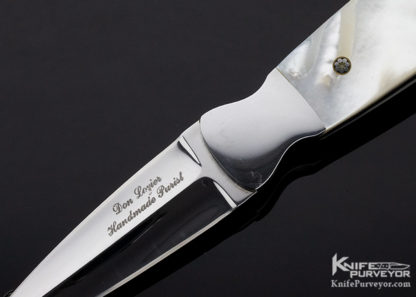 Don Lozier Custom Knife Mother of Pearl Boot Dagger - Image 4