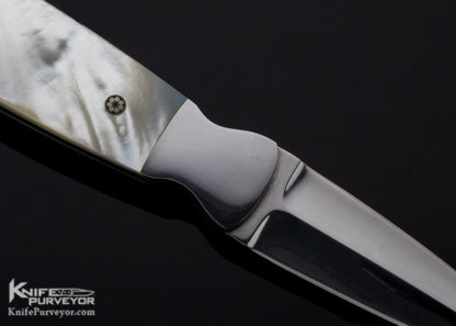 Don Lozier Custom Knife Mother of Pearl Boot Dagger - Image 7