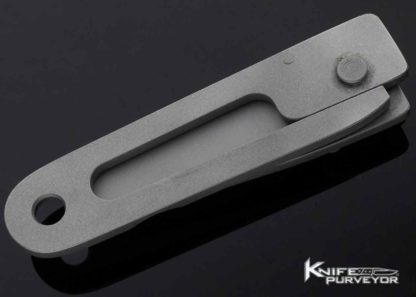 Ed Halligan Custom Knife Bead Blasted Tanto KISS - Image 3