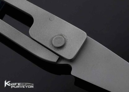 Ed Halligan Custom Knife Bead Blasted Tanto KISS - Image 5