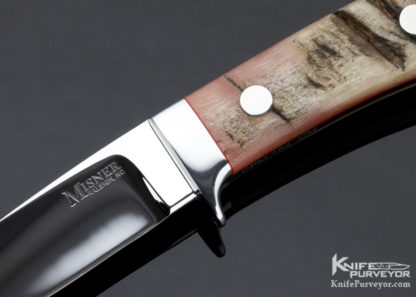Elton Misner Custom Knife Rams Horn "Bob Loveless Design" Gents Knife - Image 2