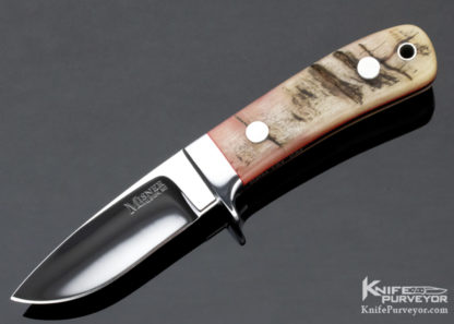 Elton Misner Custom Knife Rams Horn "Bob Loveless Design" Gents Knife - Image 3