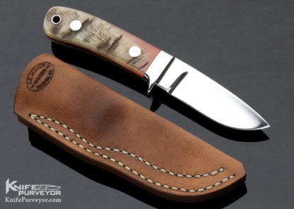 Elton Misner Custom Knife Rams Horn "Bob Loveless Design" Gents Knife