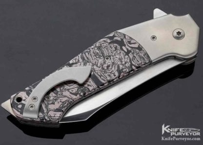 Eric Demongivert Custom Knife M3 Black "TYREX XL" Linerlock Flipper - Image 3