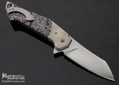Eric Demongivert Custom Knife M3 Black "TYREX XL" Linerlock Flipper - Image 4