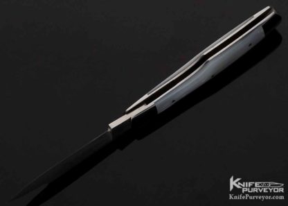 Eugene Shadley Custom Knife Mother of Pearl Gunstock Slipjoint - Image 6