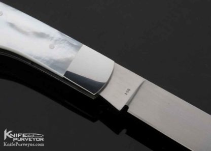 Eugene Shadley Custom Knife Mother of Pearl Gunstock Slipjoint - Image 4
