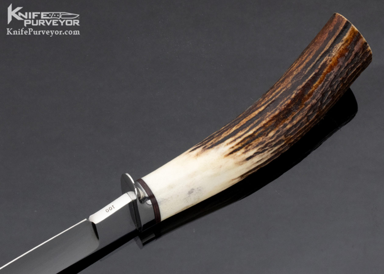 George Herron Custom Knife Stag Skinner - Image 3