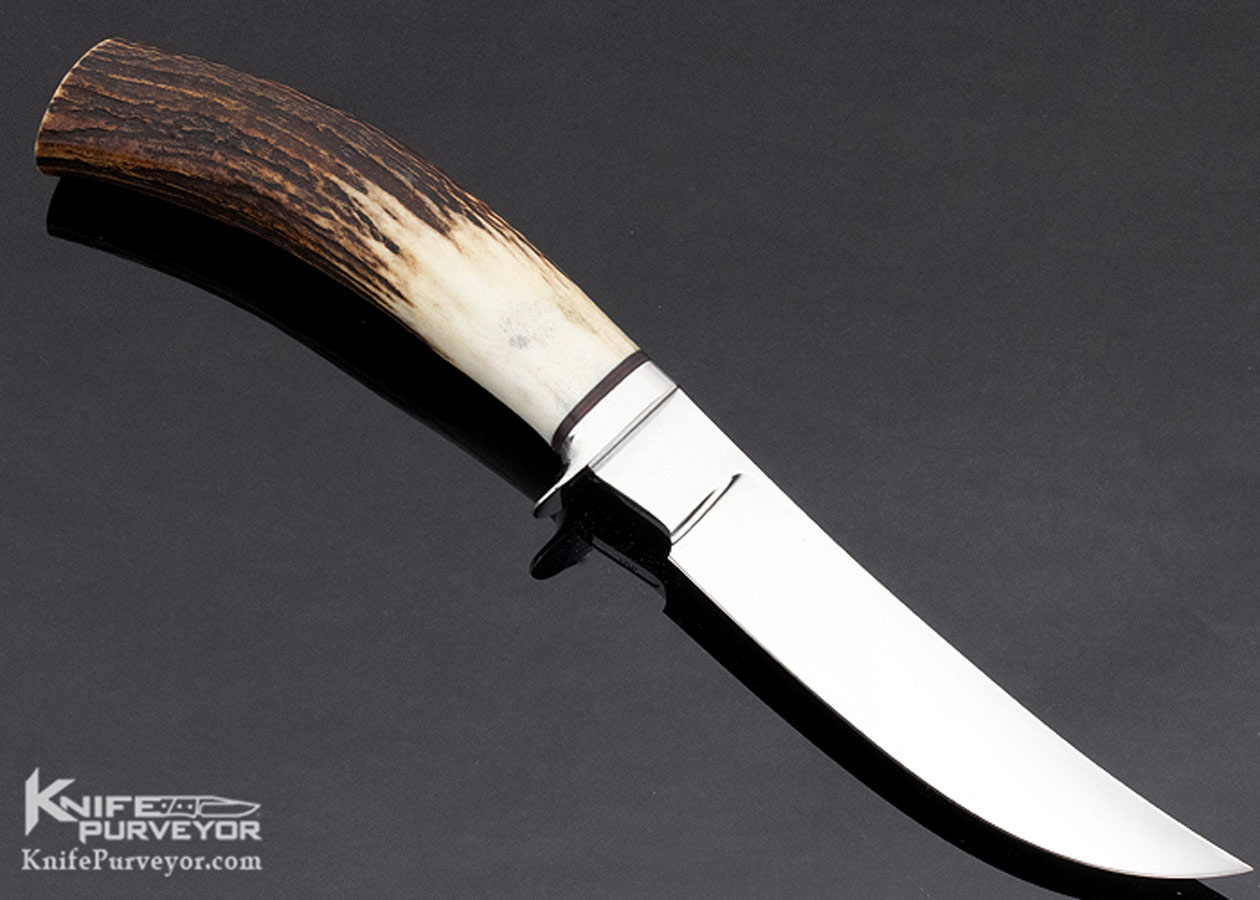 George Herron Custom Knife Stag Skinner - Image 2