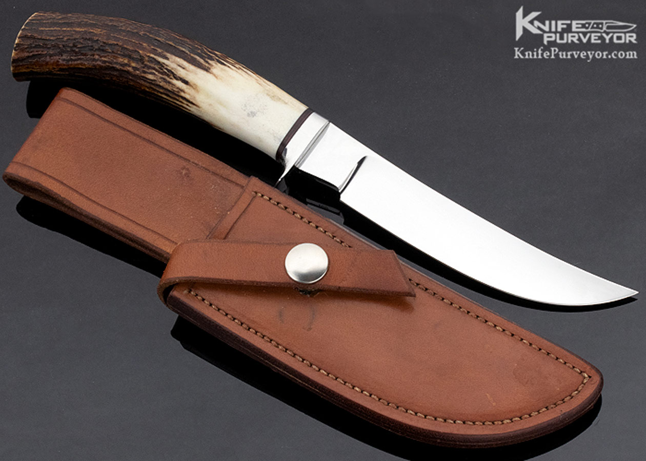 George Herron Custom Knife Stag Skinner - Image 7