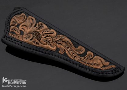 Jerry Fisk Custom Knife Sole Authorship Engraved Mammoth Sendaro Knife Set - Image 8