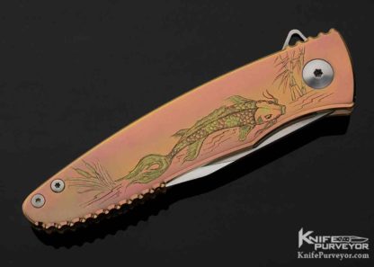 Engraved Jim Sornberger Custom Knife Flipper - Image 3