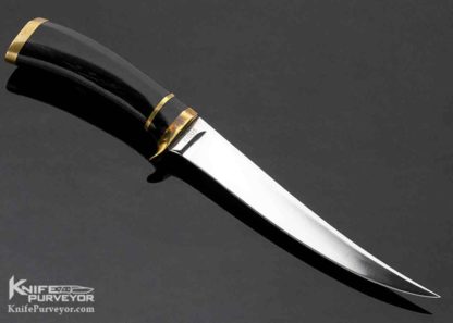 Joe Kious Custom Knife Buffalo Horn Filet knife - Image 2