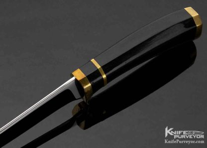 Joe Kious Custom Knife Buffalo Horn Filet knife - Image 4