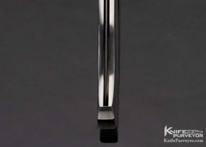 Joe Kious Custom Knife Mike Norris Damascus & Black Lip Pearl Lockback Dagger - Image 6