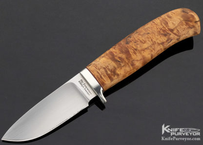 Kaj Embretsen Custom Knife Burlwood Hunter 10485