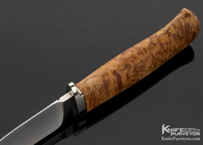 Kay Embretsen Custom Knife Burlwood Hunter - Image 6