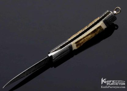 Kaj Embretson Custom Knife Mammoth & Damascus - Image 2