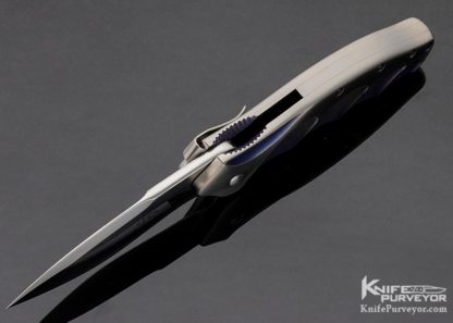 Ken Onion Custom Knife Lawman Anodized Titaniun Framelock Flipper - Image 6