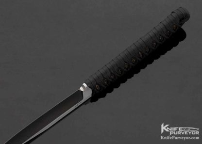 Lucas Burnley Custom Knife Stingray Skin with Japanese Cord Wrapped - Image 7