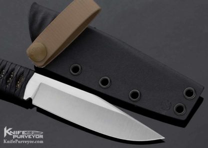 Lucas Burnley Custom Knife Stingray Skin with Japanese Cord Wrapped - Image 5