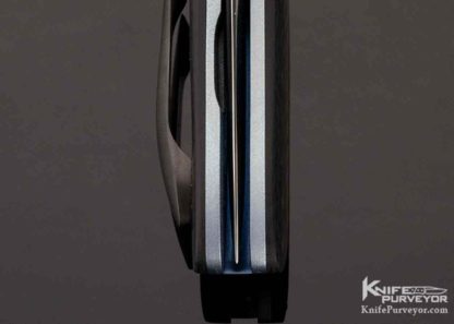 Michael J. Smith Custom Knife Super Conductor & Carbon Fiber Linerlock "Seeker" Flipper - Image 4