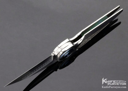 Michael Walker Custom Knife Zipper Blade Crescent Blade Lock - Image 7