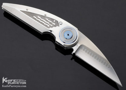 Michael Walker Custom Knife Zipper Blade Crescent Blade Lock - Image 4