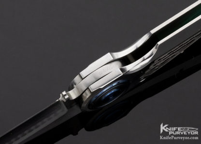 Michael Walker Custom Knife Zipper Blade Crescent Blade Lock - Image 8
