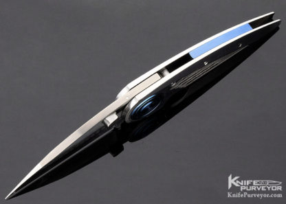 Michael Walker Custom Knife Zipper Blade Crescent Blade Lock - Image 6